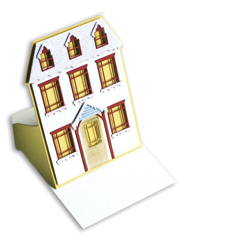 Simon Says Stamp! Poppy Stamps WINTER HOUSE POP UP EASEL SET Craft Dies 2394