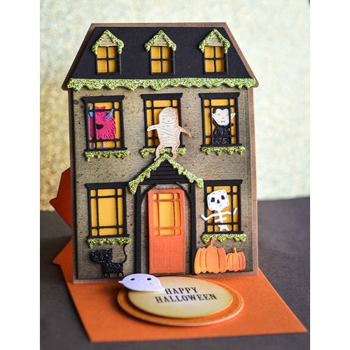 Simon Says Stamp! Poppy Stamps WINTER HOUSE POP UP EASEL SET Craft Dies 2394