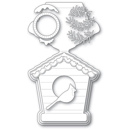 Simon Says Stamp! Poppy Stamps BIRD HOUSE POP UP EASEL SET Craft Dies 2396