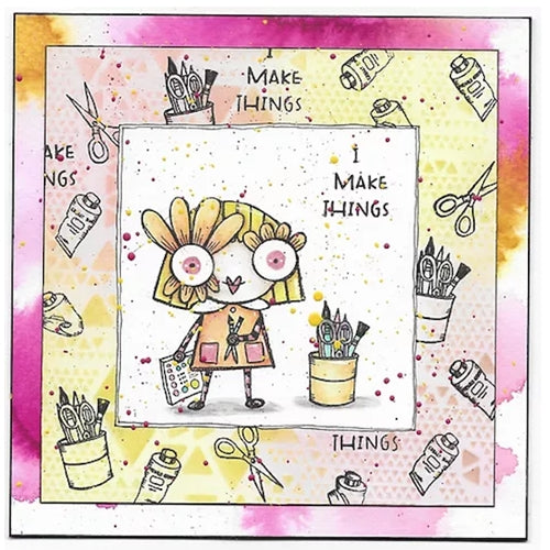 Simon Says Stamp! AALL & Create THE CRAFTER A7 Clear Stamp Set aal00378