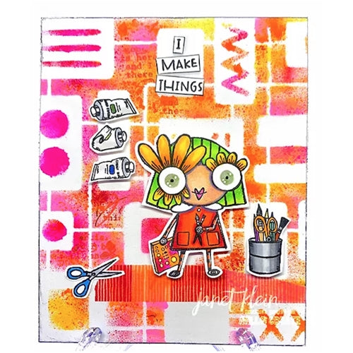 Simon Says Stamp! AALL & Create THE CRAFTER A7 Clear Stamp Set aal00378
