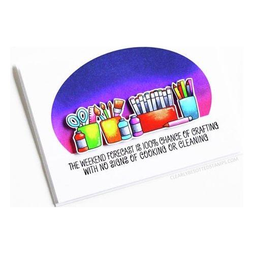Simon Says Stamp! Clearly Besotted LAUGH OUT LOUD CRAFTING Clear Stamps