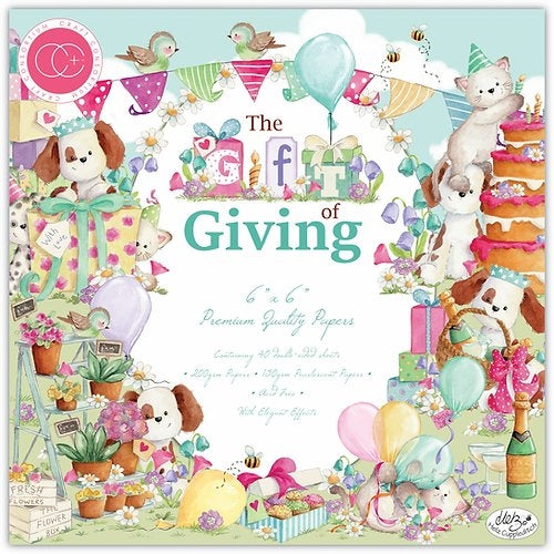 Simon Says Stamp! Craft Consortium THE GIFT OF GIVING 6 x 6 Paper Pad CCPPAD019B