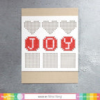 Simon Says Stamp! Waffle Flower STITCHABLE HEARTS Dies 310415