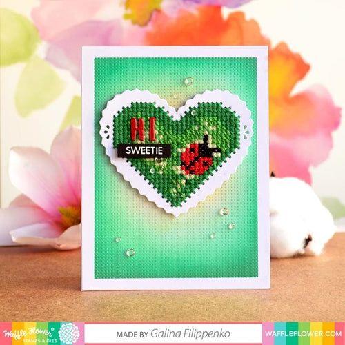 Simon Says Stamp! Waffle Flower A2 PIERCING PANEL Die 310414
