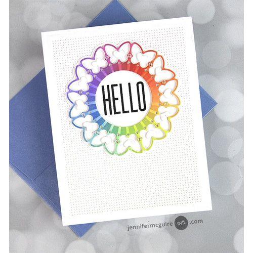 Simon Says Stamp! Waffle Flower A2 PIERCING PANEL Die 310414