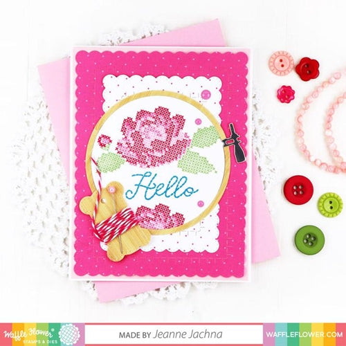 Simon Says Stamp! Waffle Flower BLANKET STITCH LAYERS Dies 310391