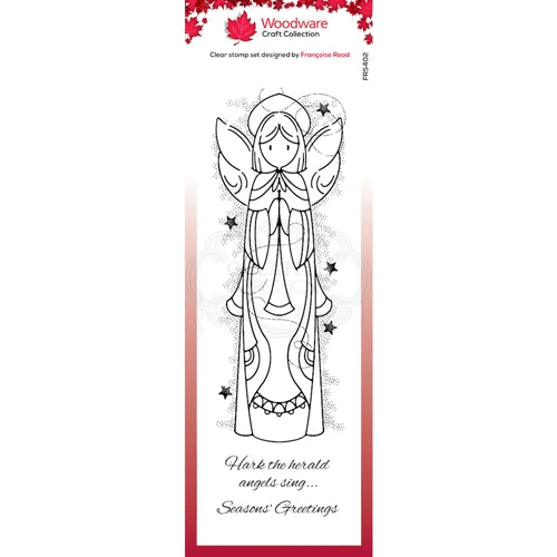 Simon Says Stamp! Woodware Craft Collection CELESTIAL ANGEL Clear Stamps frs402