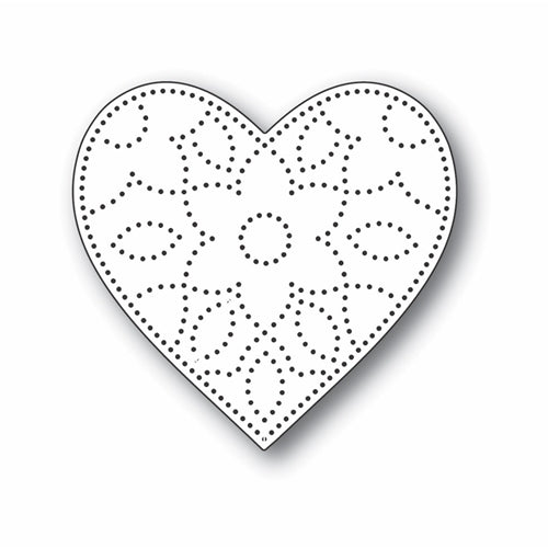 Simon Says Stamp! Simon Says Stamp DETAIL FLORAL HEART Wafer Die s703