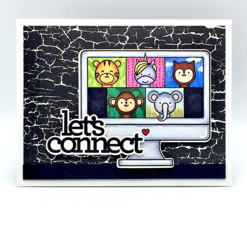 Simon Says Stamp! Simon Says Cling Stamp REVERSE CRACKLE BACKGROUND sss102158