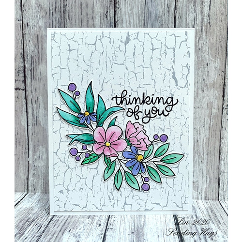 Simon Says Stamp! Simon Says Cling Stamp CRACKLE BACKGROUND sss102157