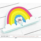 Simon Says Stamp! Simon Says Stamp RAINBOW CARD Wafer Dies sssd112163 | color-code:ALT4