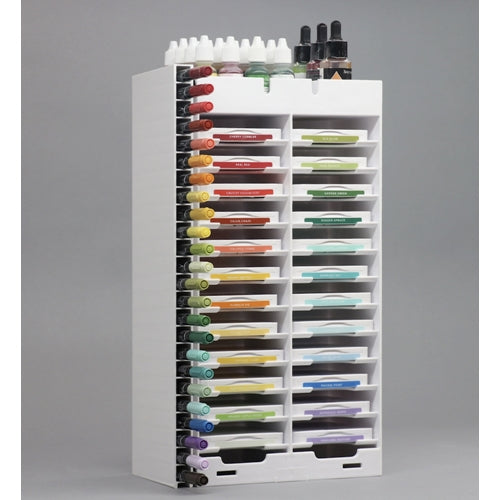 Sanfurney Paint Storage Tray, 21 Compartment Arts and Crafts Supply Storage  Paint Organization