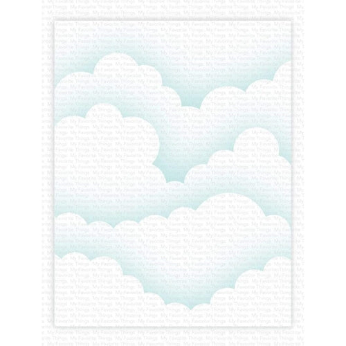Simon Says Stamp! My Favorite Things ROLLING CLOUDS Stencil st143