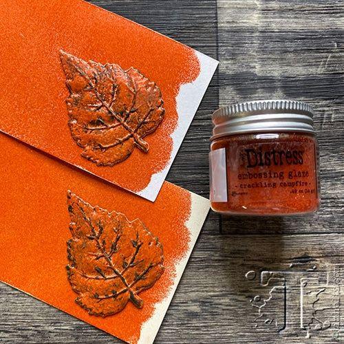 Simon Says Stamp! Tim Holtz Distress Embossing Glaze CRACKLING CAMPFIRE Ranger tde73833 | color-code:ALT2