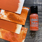 Simon Says Stamp! Tim Holtz Flip Top Distress Paint CRACKLING CAMPFIRE Ranger tdf72331 | color-code:ALT2