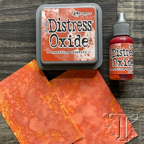 Simon Says Stamp! Tim Holtz Distress Oxide Ink Pad CRACKLING CAMPFIRE Ranger tdo72317 | color-code:ALT2