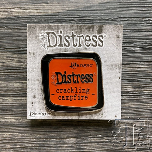 Simon Says Stamp! Tim Holtz Distress Enamel Pin CRACKLING CAMPFIRE Ranger tdz73116 | color-code:ALT2