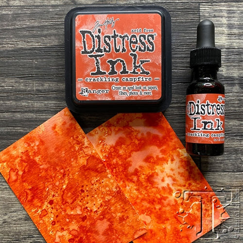 Simon Says Stamp! Tim Holtz Distress Reinker CRACKLING CAMPFIRE Ranger txr72300 | color-code:ALT2