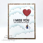 Simon Says Stamp! Simon Says Clear Stamps JUST MISS YOU sss202088