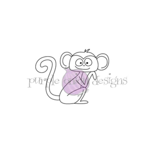 Simon Says Stamp! Purple Onion Designs CHIMP Cling Stamp pod4023*