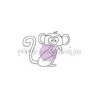 Simon Says Stamp! Purple Onion Designs CHIMP Cling Stamp pod4023*