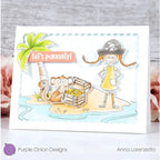 Simon Says Stamp! Purple Onion Designs CHIMP Cling Stamp pod4023*