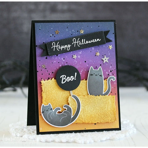 Simon Says Stamp! Papertrey Ink JUST SENTIMENTS HALLOWEEN Clear Stamps 1185