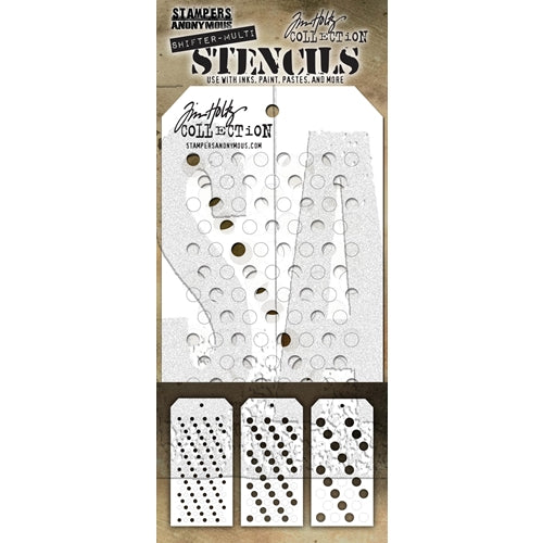 Simon Says Stamp! Tim Holtz STENCIL SHIFTER MULTI DOTS THSM01