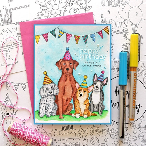 Simon Says Stamp! Simon Says Stamp Suzy's EVEN MORE BIRTHDAY Watercolor Prints szbdy18wc | color-code:ALT2