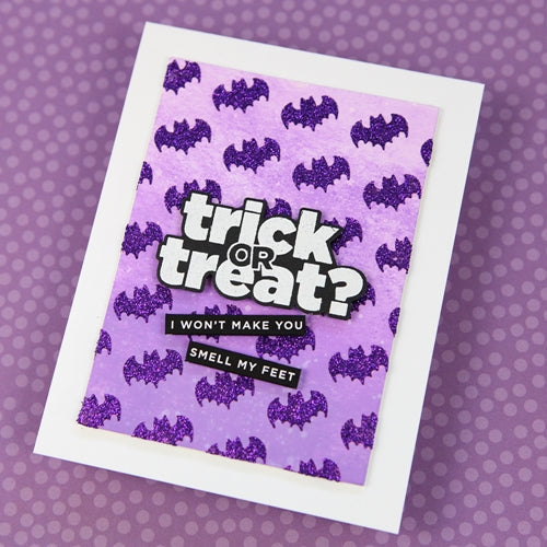 Simon Says Stamp! CZ Design SENTIMENT STRIPS REVERSE HALLOWEEN czg008