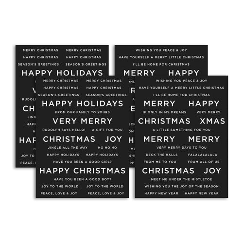 CZ Design Reverse Christmas Sentiment Strips