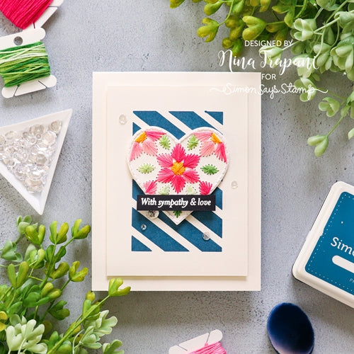 Simon Says Stamp! CZ Design Stencils SIMPLE PATTERNS TRIO czt005