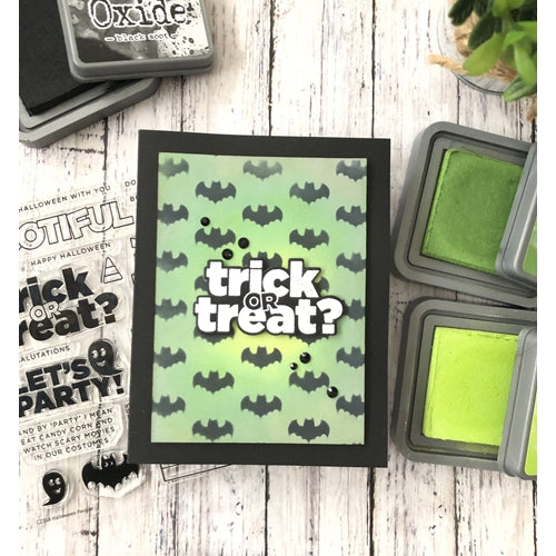Simon Says Stamp! CZ Design Stencil JUST BATTY czt004