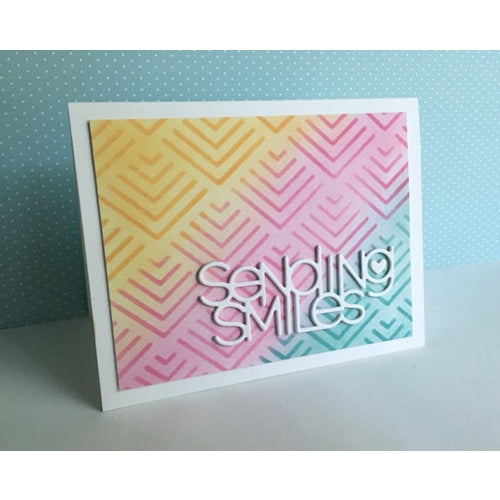 Simon Says Stamp! CZ Design Stencil DECO SQUARES czt001