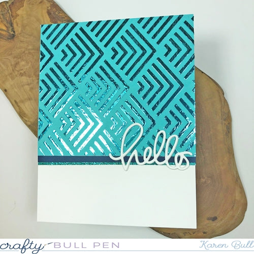 Simon Says Stamp! CZ Design Stencil DECO SQUARES czt001