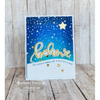 Simon Says Stamp! Simon Says Stamp Stencil LARGE FALLING SNOW SLIMLINE ssst121489