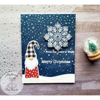 Simon Says Stamp! Simon Says Stamp Stencil LARGE FALLING SNOW SLIMLINE ssst121489