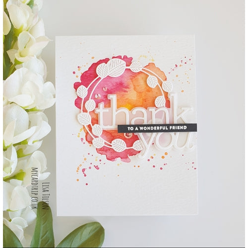 Simon Says Stamp! Simon Says Stamp ETCHED EUCALYPTUS WREATH Wafer Die s694 | color-code:ALT2