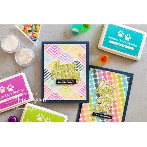 Simon Says Stamp! Simon Says Stamp HAPPY BIRTHDAY BRUSH SCRIPT Wafer Dies sssd112116