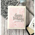 Simon Says Stamp! Simon Says Stamp HAPPY BIRTHDAY BRUSH SCRIPT Wafer Dies sssd112116