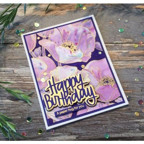 Simon Says Stamp! Simon Says Stamp HAPPY BIRTHDAY BRUSH SCRIPT Wafer Dies sssd112116