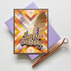Simon Says Stamp! Simon Says Stamp HAPPY BIRTHDAY BRUSH SCRIPT Wafer Dies sssd112116