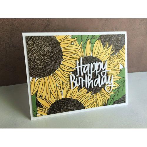 Simon Says Stamp! Simon Says Stamp HAPPY BIRTHDAY BRUSH SCRIPT Wafer Dies sssd112116