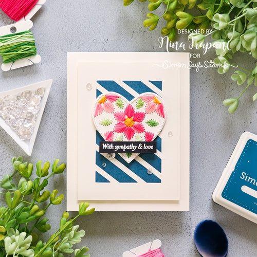Simon Says Stamp! Simon Says Clear Stamps SYMPATHY GREETINGS MIX sss202167