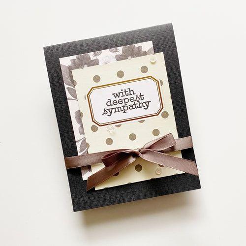 Simon Says Stamp! Simon Says Clear Stamps SYMPATHY GREETINGS MIX sss202167