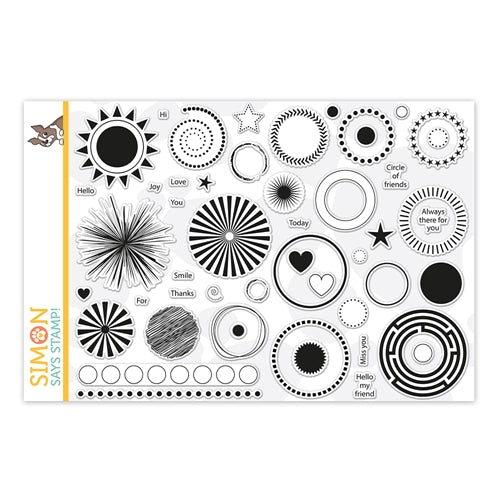 Simon Says Stamp! Simon Says Clear Stamps MIX AND MATCH CIRCLES sss202165