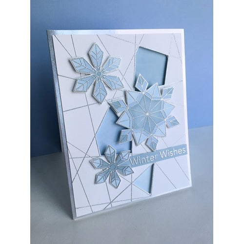 Simon Says Stamp! Simon Says Clear Stamps PRISMATIC SNOWFLAKES sss302170c