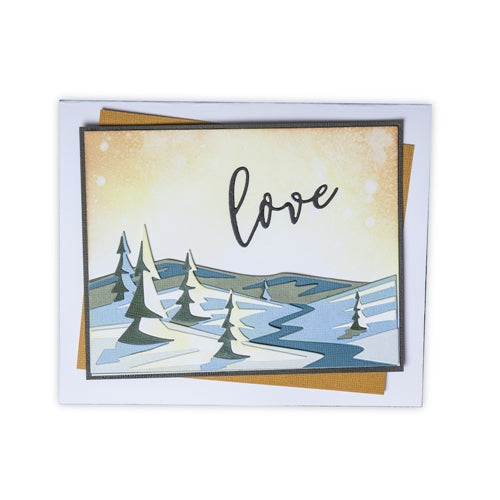 Simon Says Stamp! Tim Holtz Sizzix SNOWSCAPE Colorize Thinlits Dies 664971