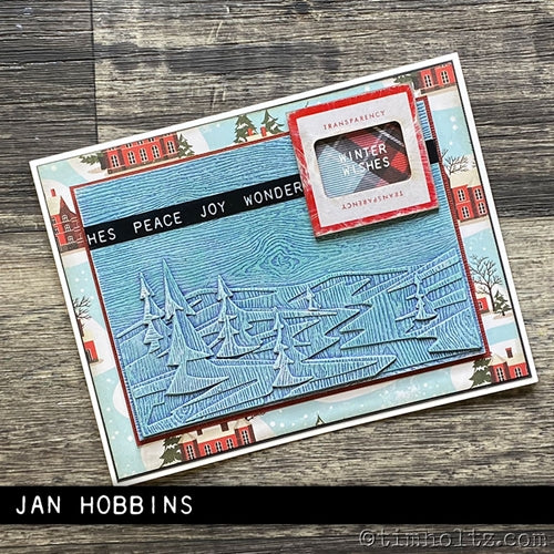 Simon Says Stamp! Tim Holtz Sizzix SNOWSCAPE Colorize Thinlits Dies 664971